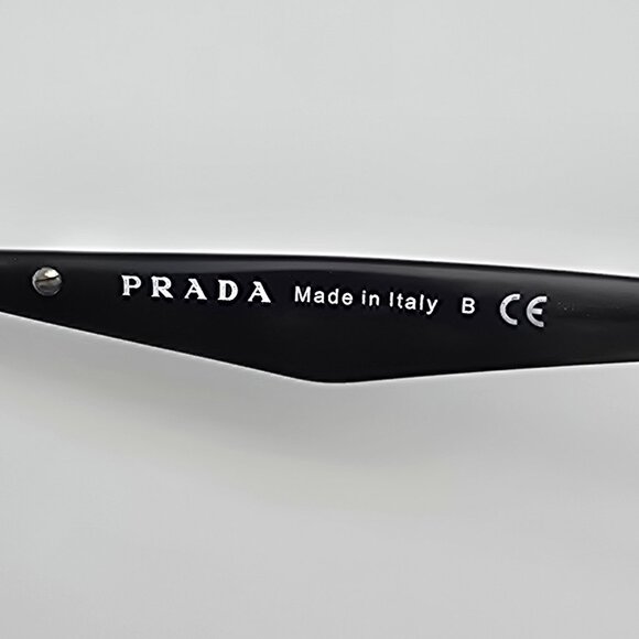 Prada VPR 15P ZYY-1O1 Black Gradient Transparent Eyeglasses Frame Italy 53mm - Picture 9 of 13